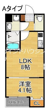 住吉東駅 徒歩5分 1階の物件間取画像